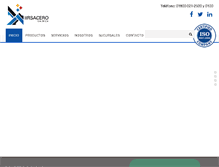 Tablet Screenshot of iirsacero.com.mx